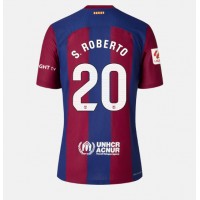 Barcelona Sergi Roberto #20 Domáci Ženy futbalový dres 2023-24 Krátky Rukáv